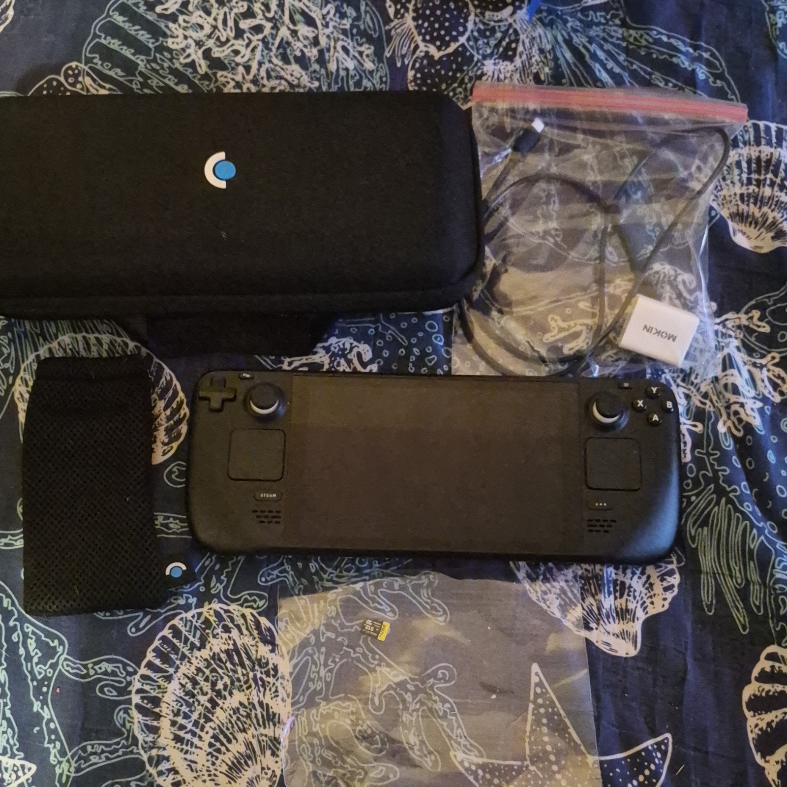 Valve Steam Deck Handheld System Black Touchscreen USB-C w/ Case