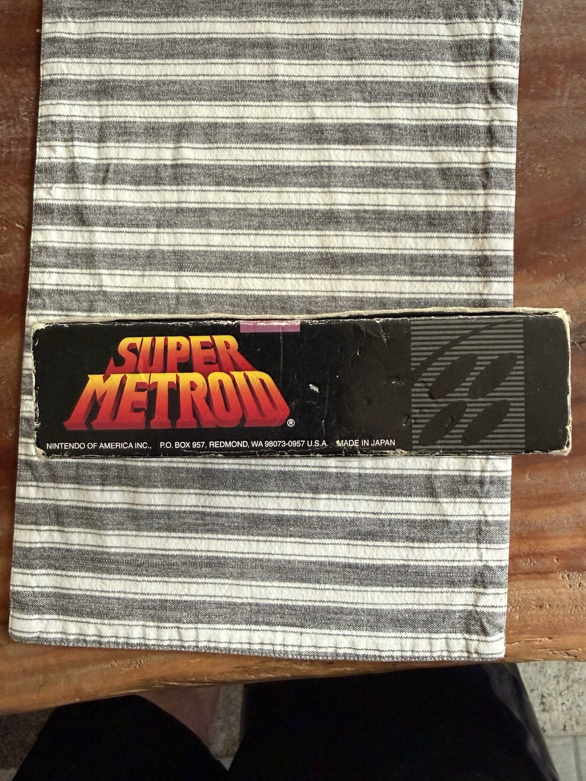 Super Metroid SNES Super Nintendo 100% Complete In Box 1st Print Manual Inserts