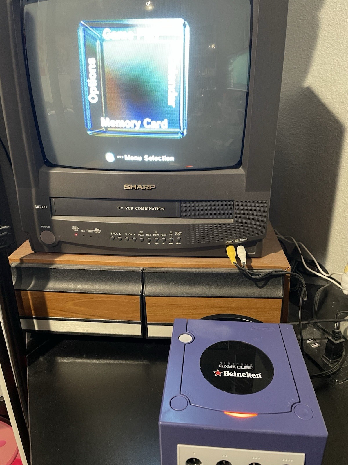 2002 Nintendo Heineken GameCube Indigo Purple Console Limited to 50 Promo