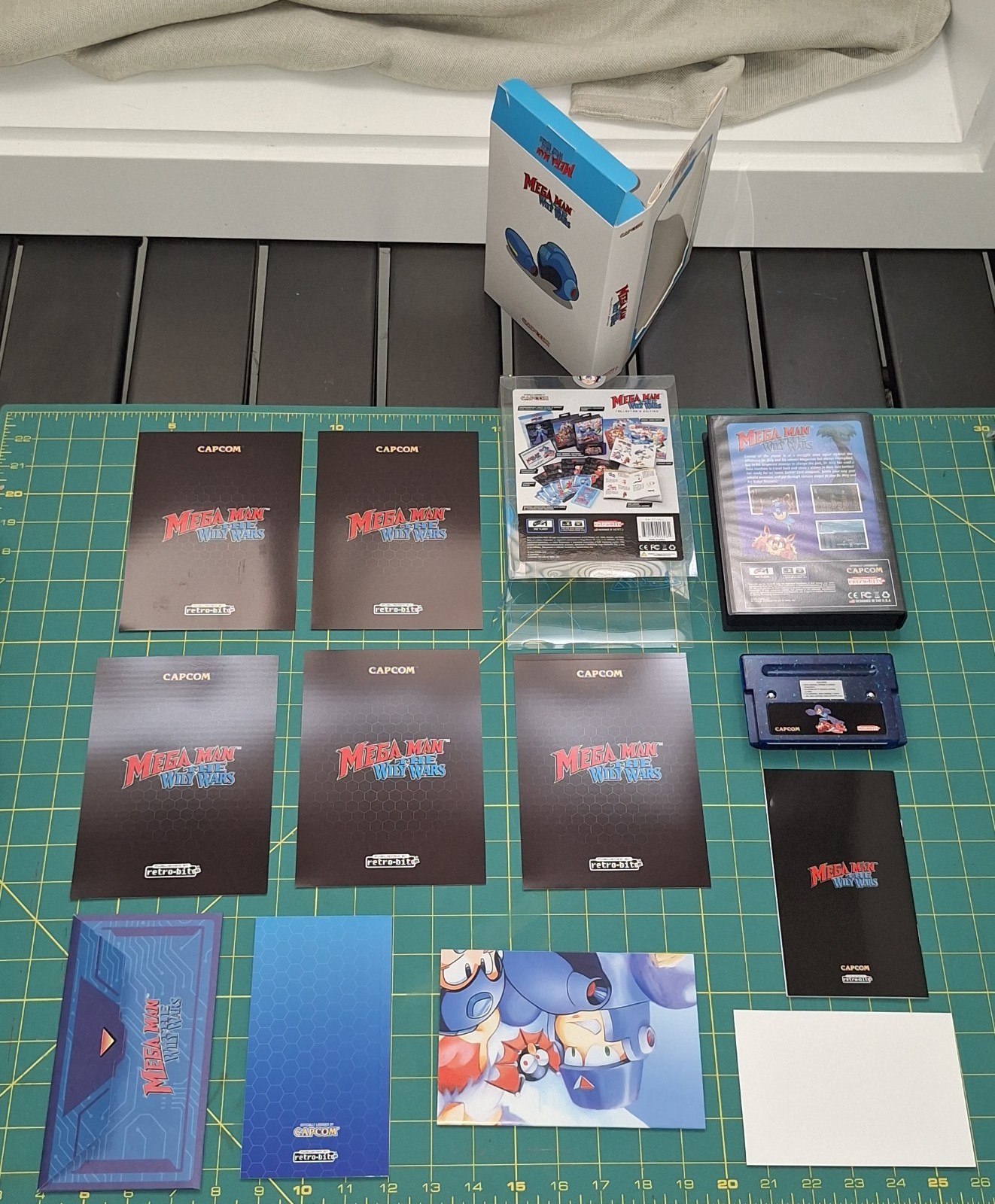 Sega Genesis Retro-Bit 3 Game Lot Mint Valis III, Gleylancer, Megaman Wily Wars
