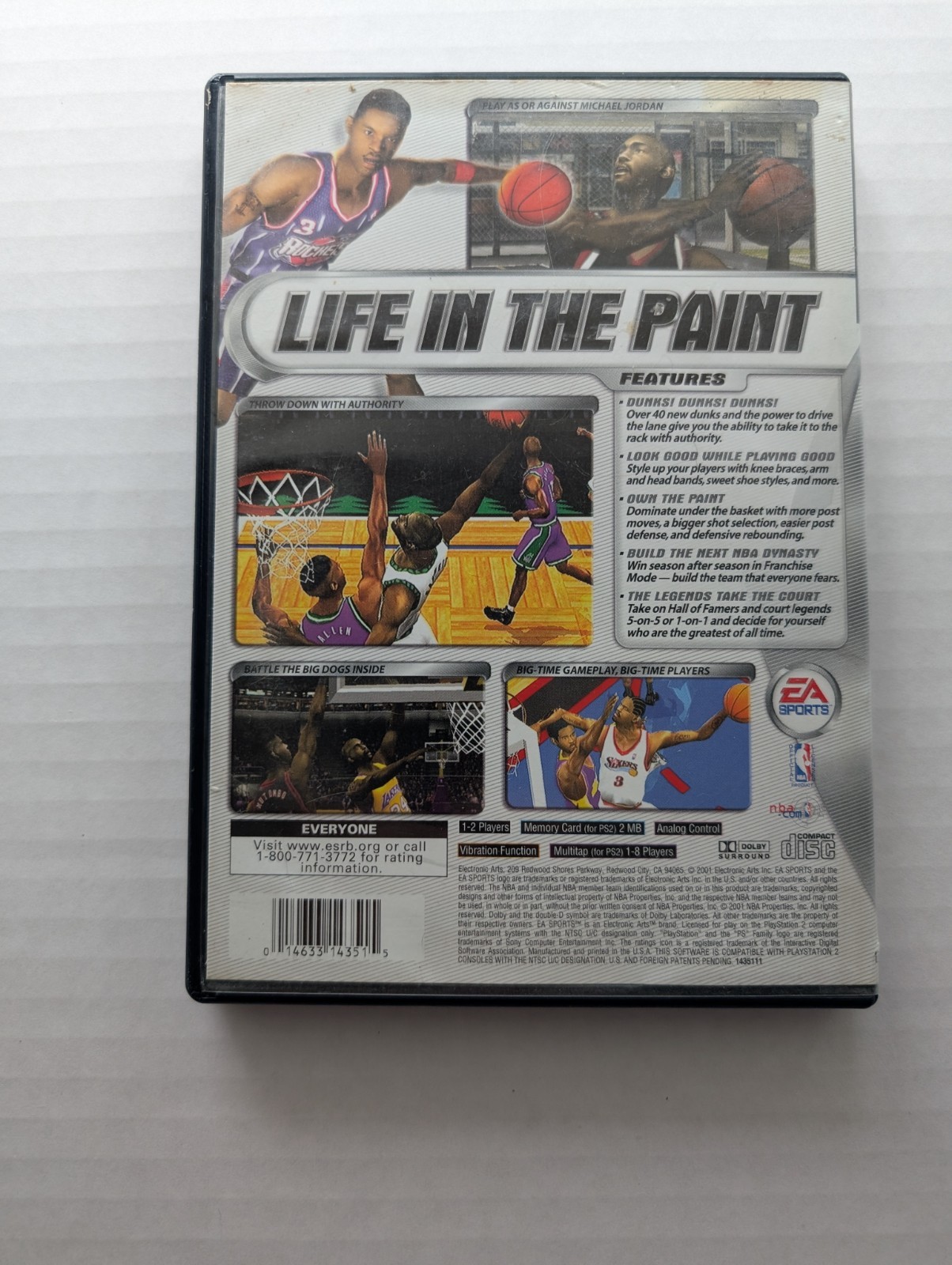 NBA Live 2002 Sony PlayStation 2 Complete CIB with Manual Tested And Working!!