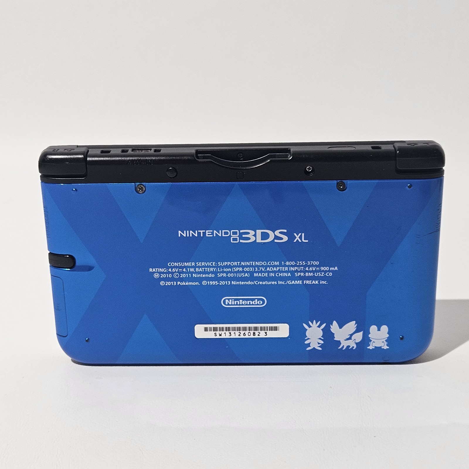 USA Nintendo 3DS XL Pokémon X & Y Blue Version Handheld System Bad Charging Port