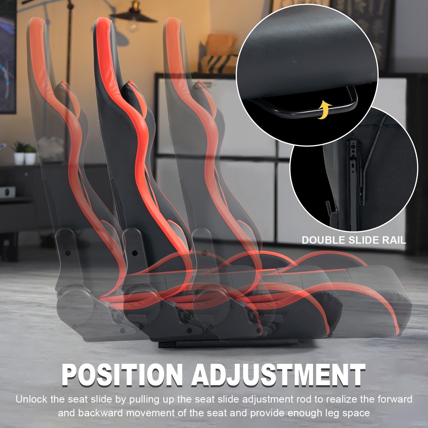 Marada Modular Flight and Racing Simulator Cockpit Fits Logitech Fanatec CSL-DD