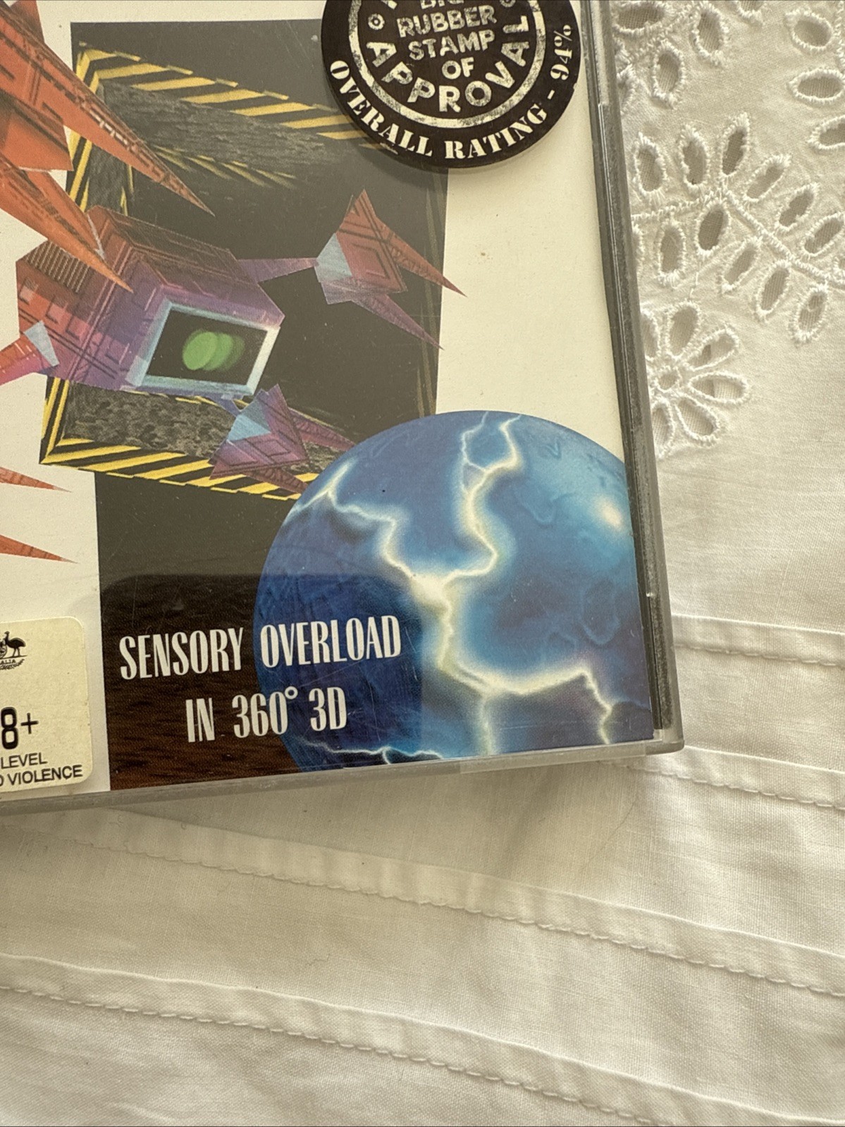 1996 Interplay Productions Descent PS1 PlayStation Game + Manual