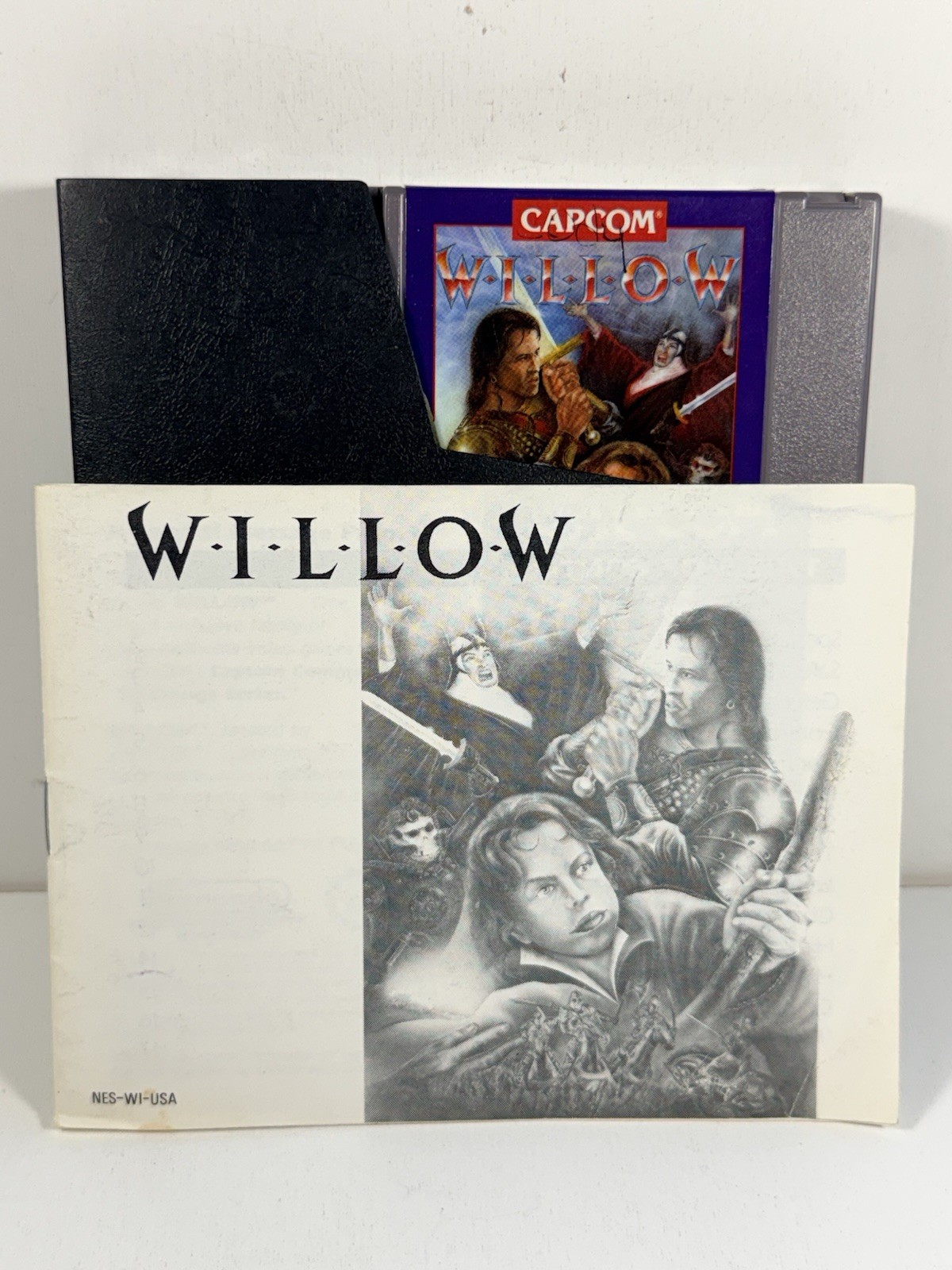 Willow – NES Nintendo Original Movie Game w/ INSTRUCTIONS MANUAL BOOKLET