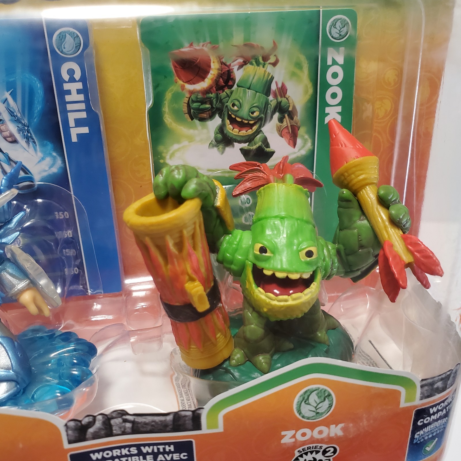 Activision Skylanders Giants Series 3 Pack Set IGNITOR, CHILL and ZOOK -CIB READ