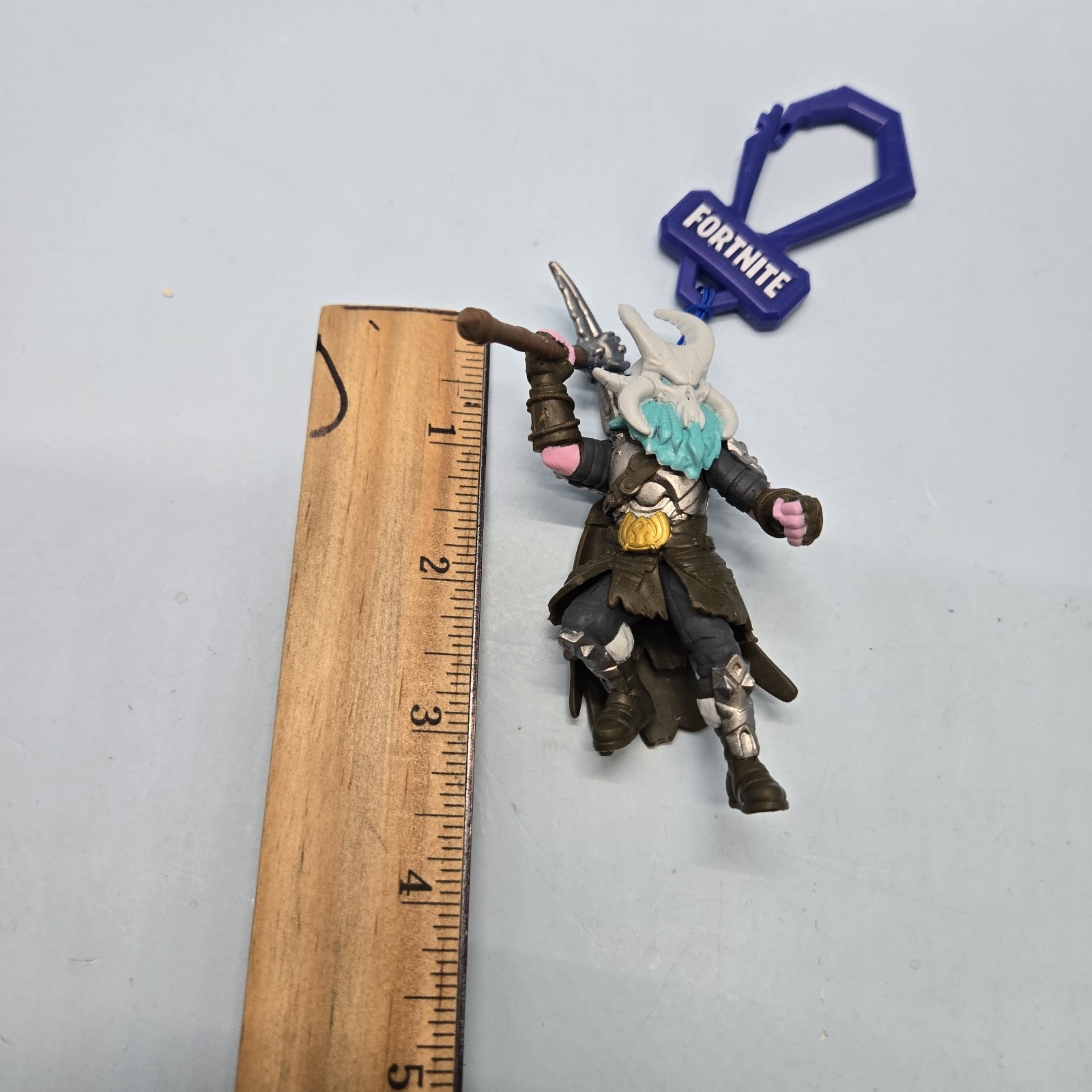 FORTNITE BACKPACK CLIPS • Lot Of 3 Vinyl Figures RAGNAROK, RAVEN, DIRE Keychains