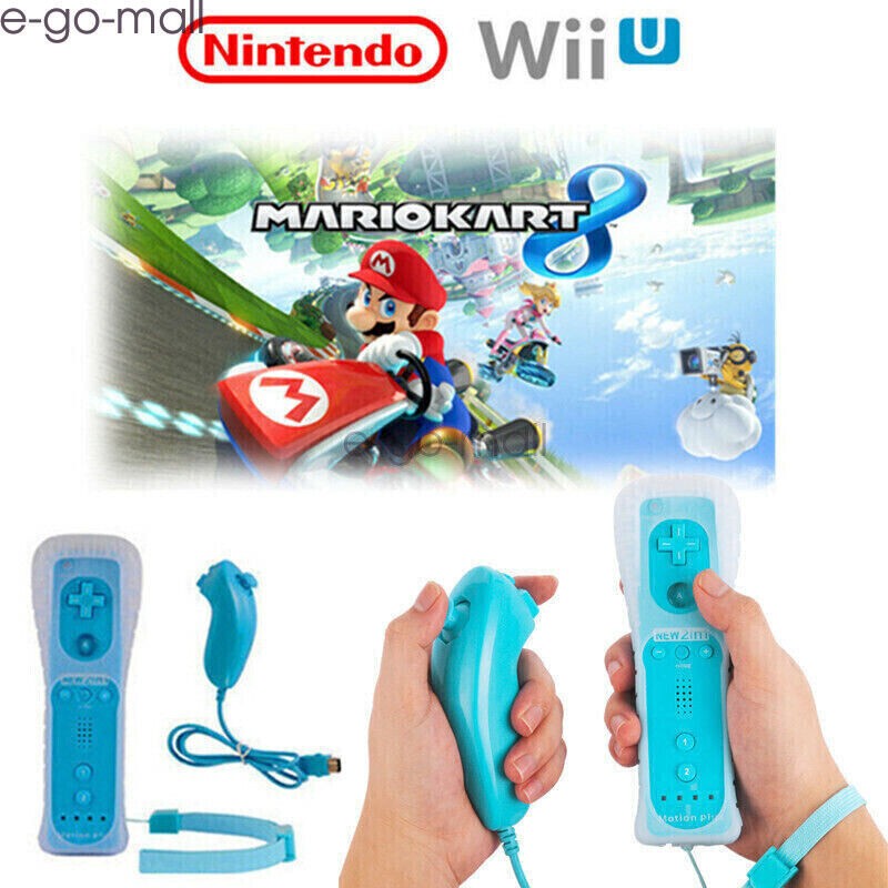 Wii Remote Motion Plus Wireless Controller Nunchuck for Nintendo Wii & Wii U