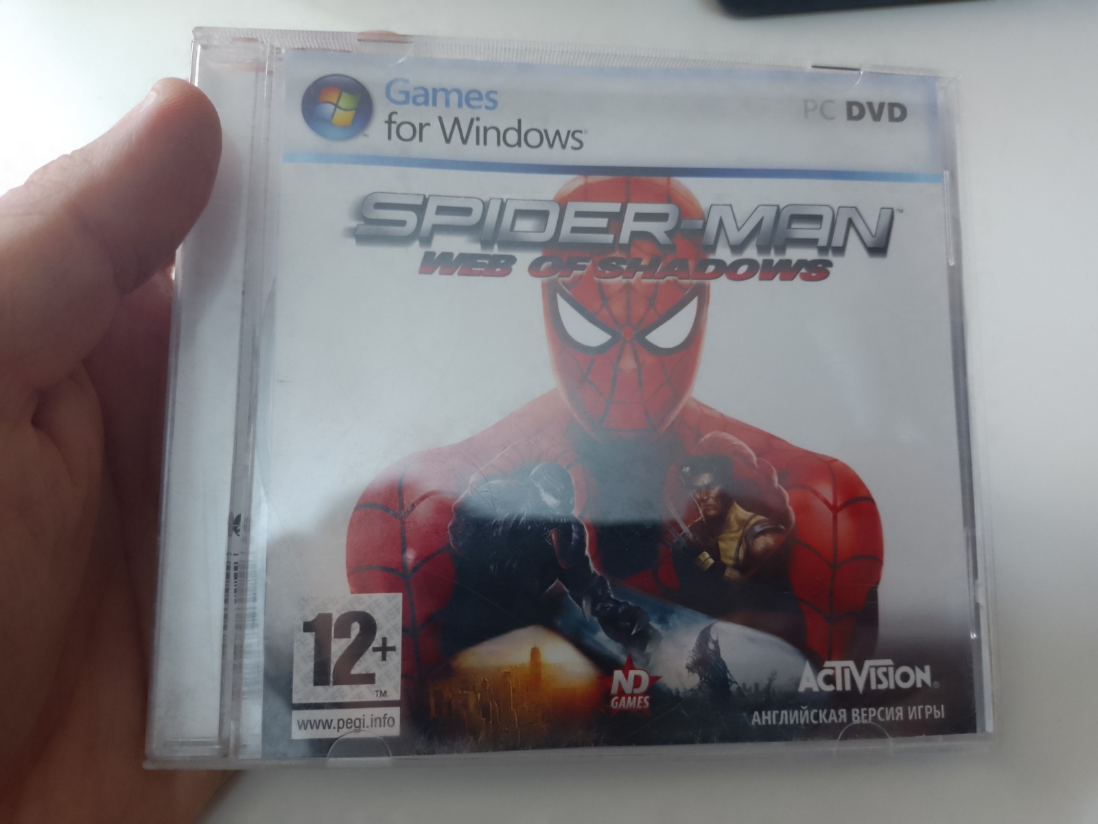 Spider-man web of Shadows English version PC GAME DVD retro vintage games