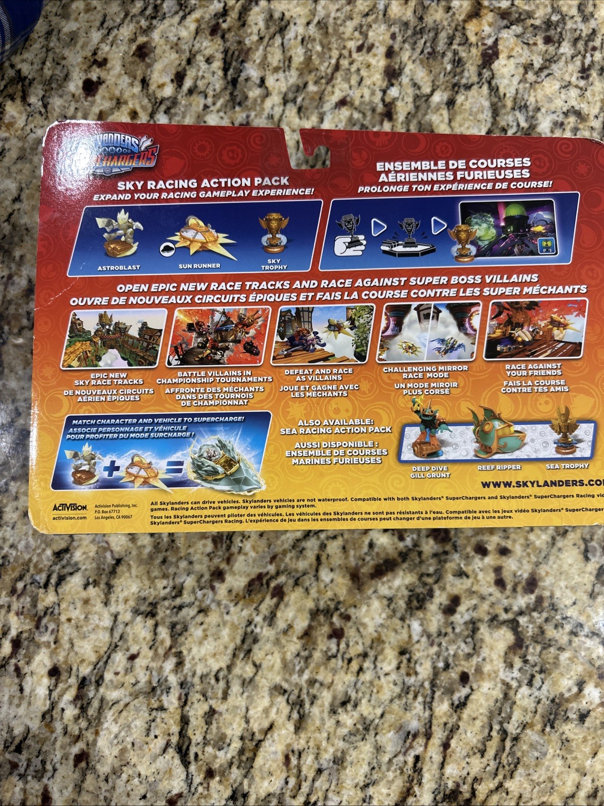 Skylanders Superchargers Sky Racing Action Pack Astroblast Sky Trophy Sun Runner