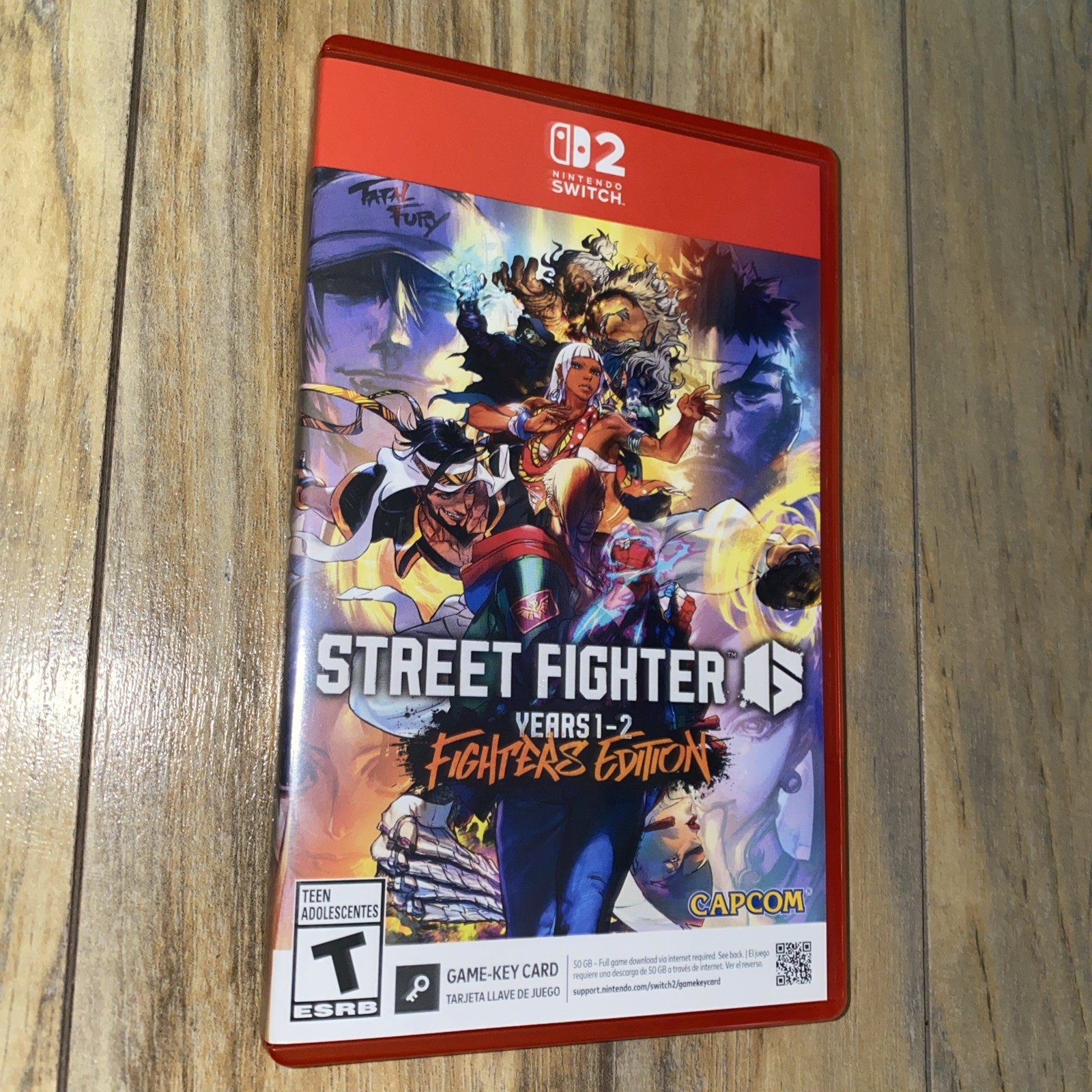 Street Fighter 6 Year 1-2 Fighters Edition (Switch 2) AUTHENTIC REPLACEMENT CASE
