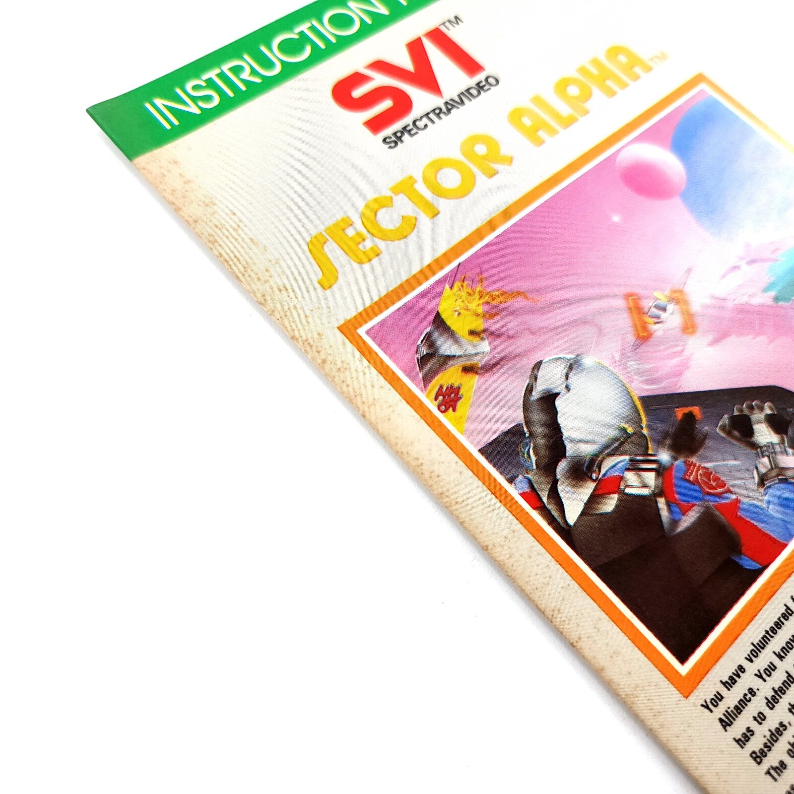 Sector Alpha (ColecoVision) Spectravideo Complete In Box Tested & Works
