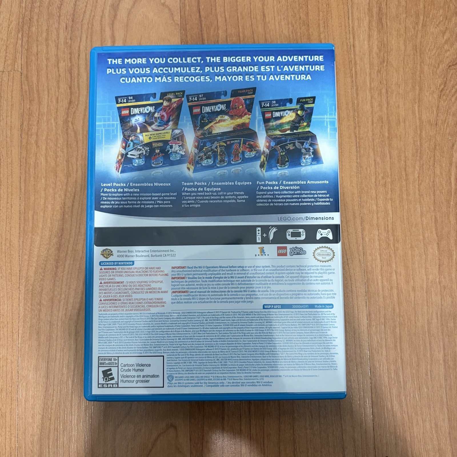 Nintendo Wii U LEGO Dimensions Game Disc Complete In Box Tested Working