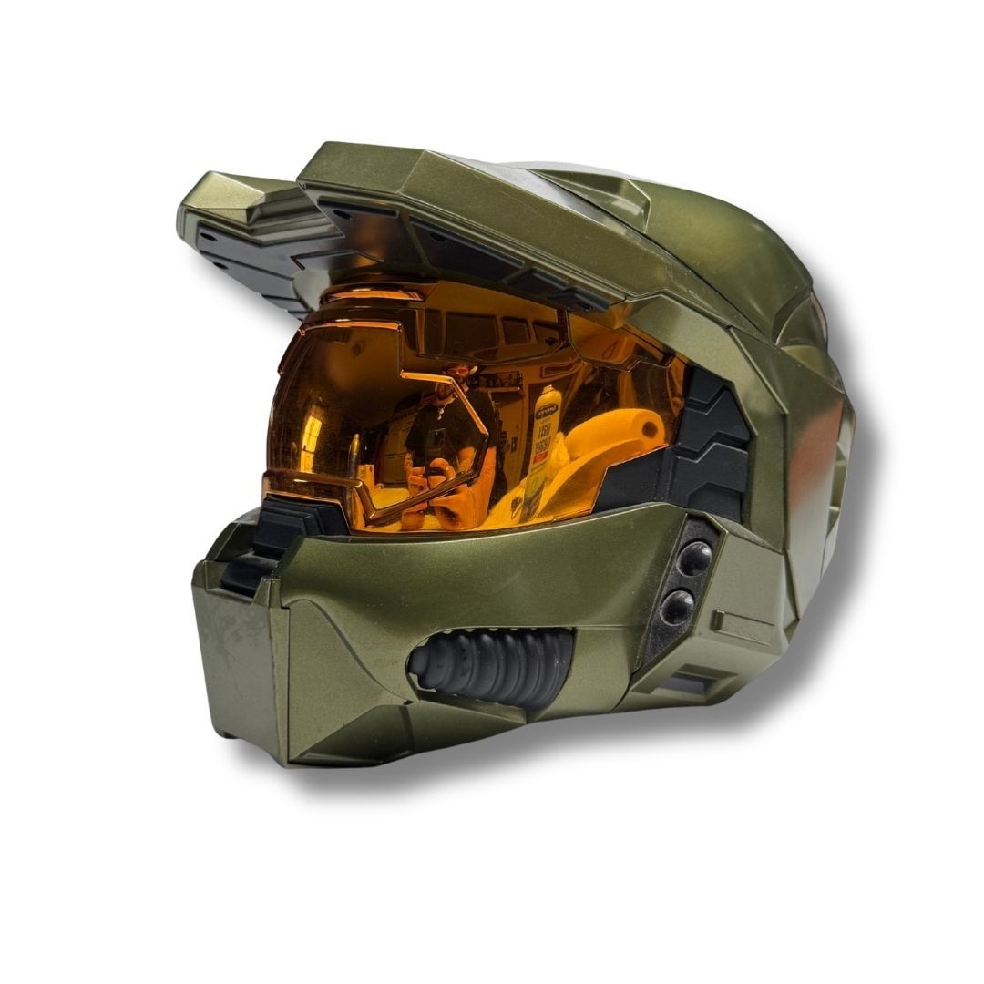 Halo 3 Legendary Edition Master Chief Helmet Display Video Games NO Base