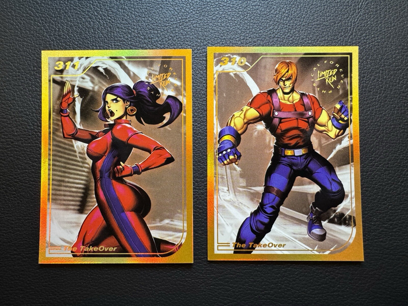 The TakeOver Limited Run Games Trading Card #310 #311 New GOLD