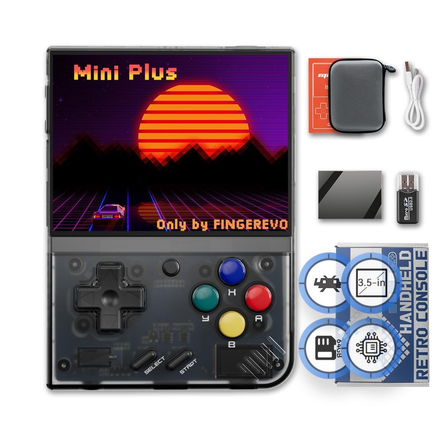 Miyoo Mini Plus Handheld Game Console 3.5-inch 640*480 IPS Screen 3000mAh Miy…