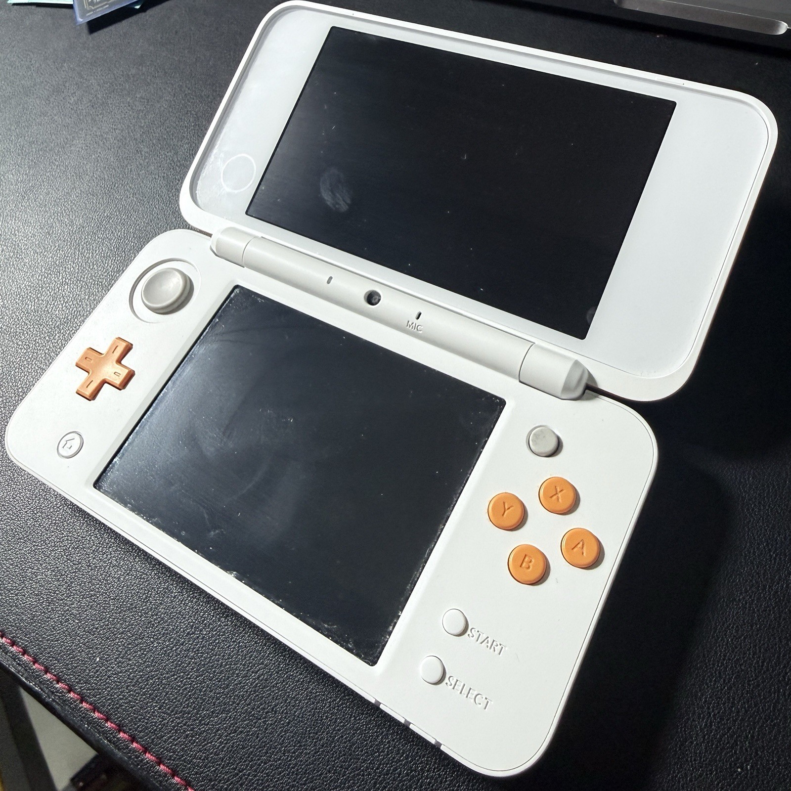 Nintendo 2DS XL Console – White/Orange