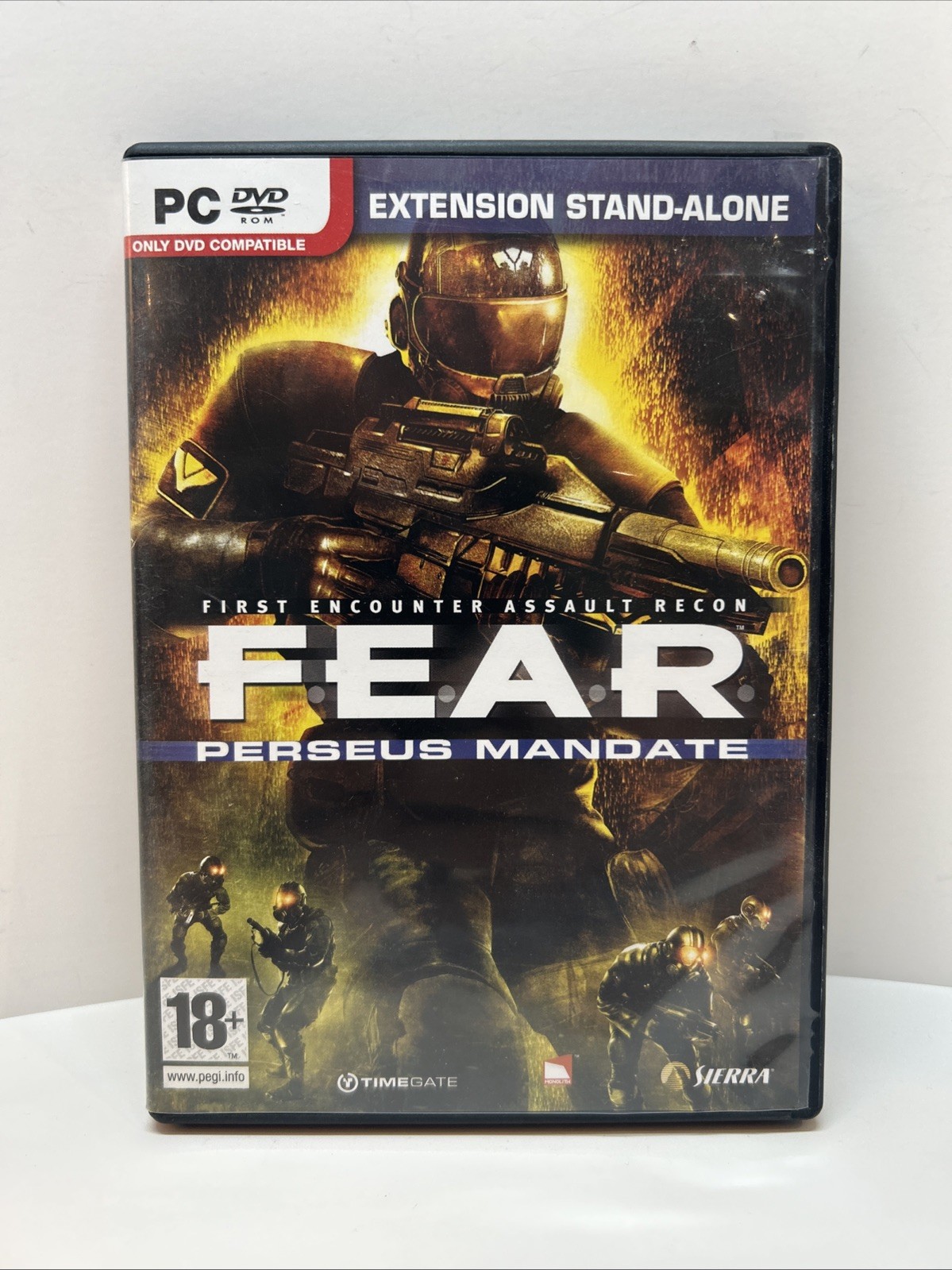 F.E.A.R.: Perseus Mandate (PC Dvd-Rom, 2007) Excellent