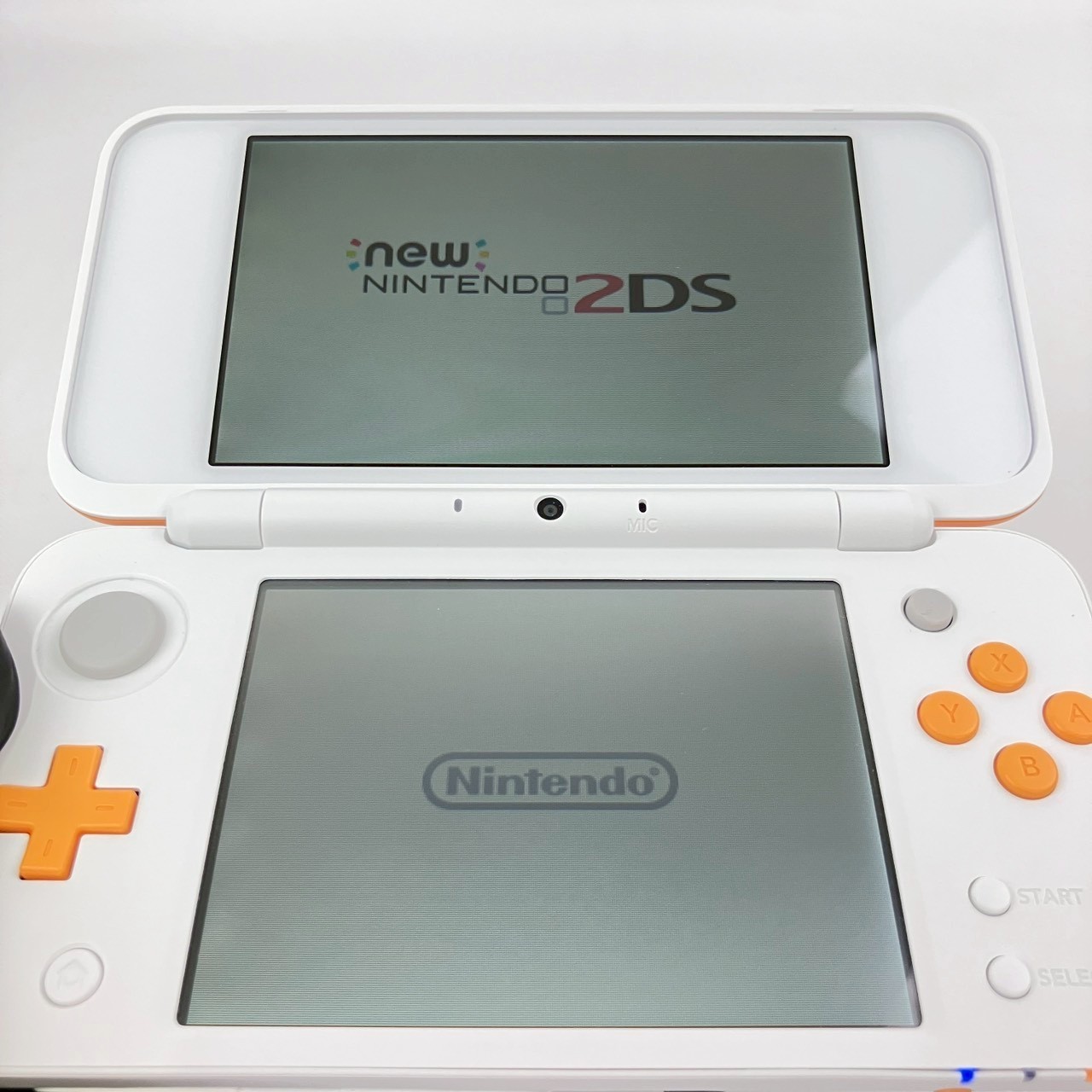 Nintendo new 2DS LL XL White Orange Console S Rank Japanese Only Boxed 98