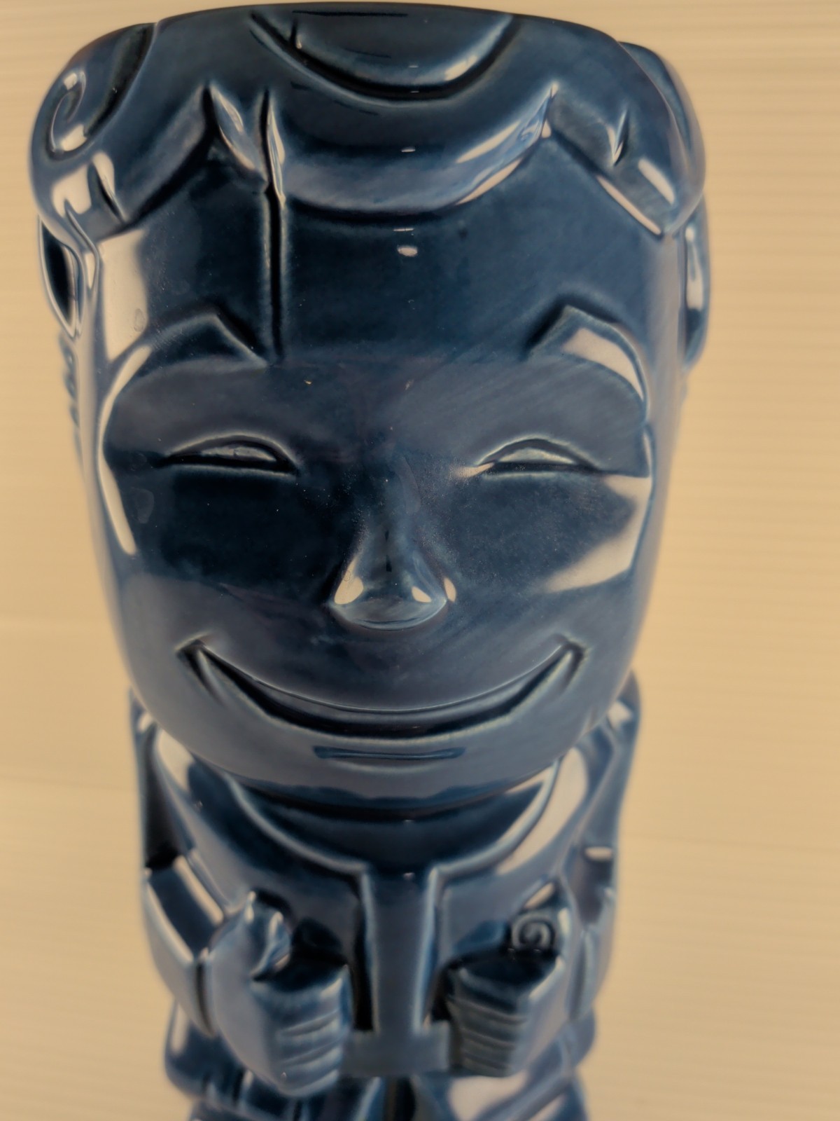 Geeki Tikis Fallout Vault Boy Tiki Mug 16oz Blue Ceramic Thinkgeek Bethesda