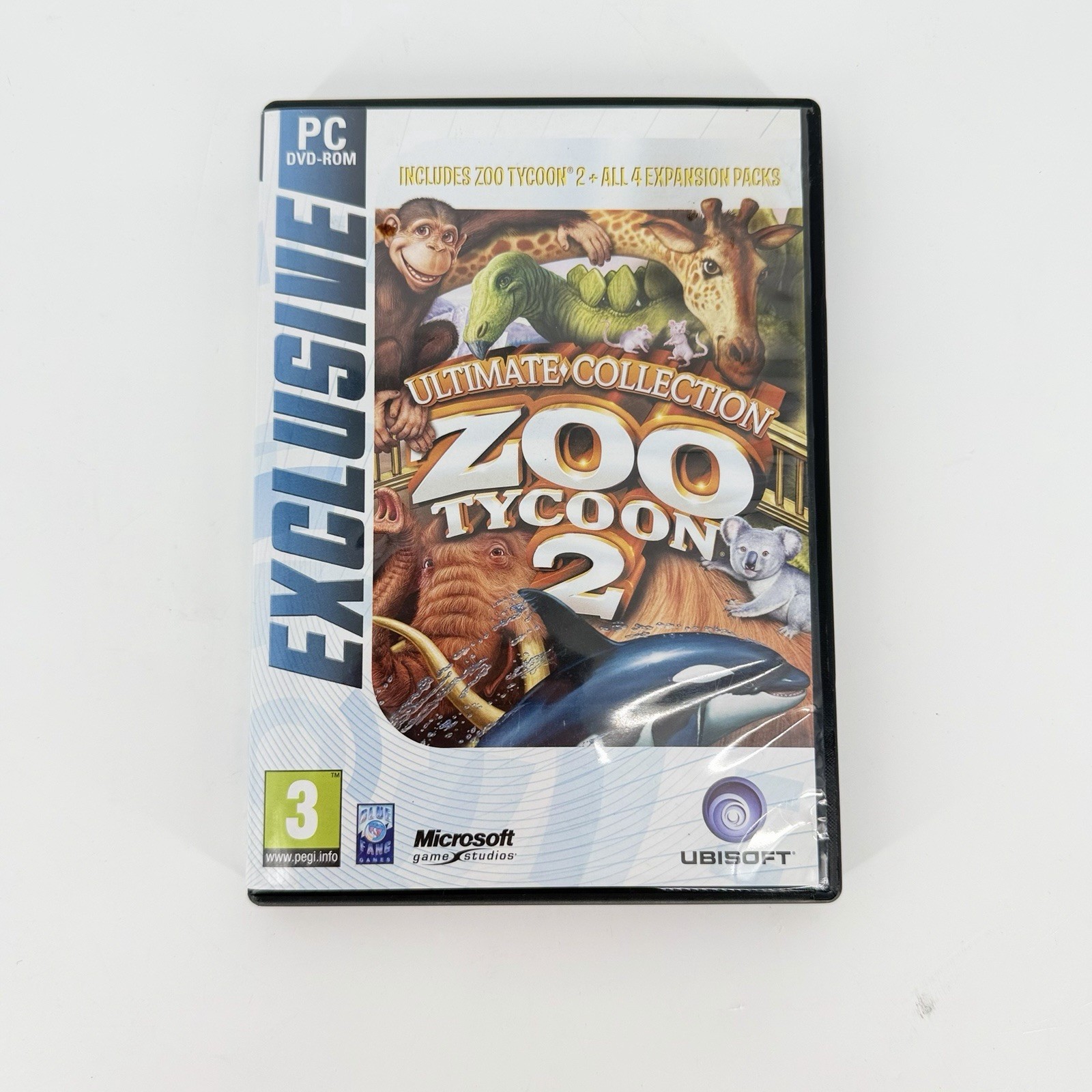 Zoo Tycoon 2 Ultimate Collection PC DVD-ROM Complete 3 Disc Ubisoft