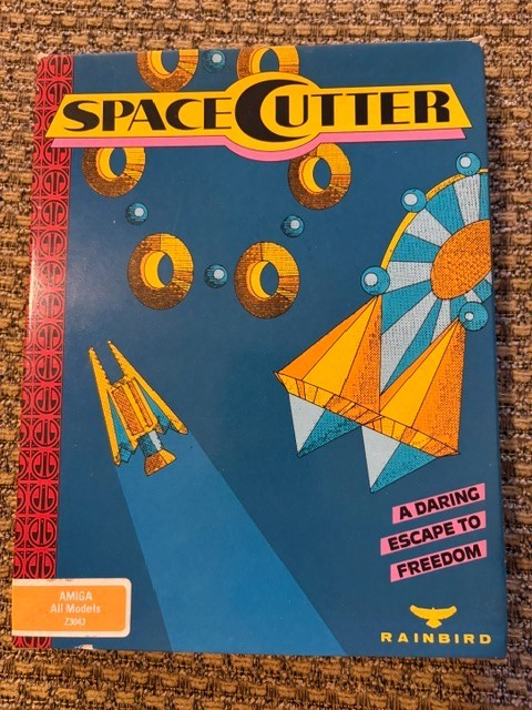 SPACE CUTTER AMIGA GAME W/ BOX + PAPERS CLASSIC COMPUTER SEE PICS