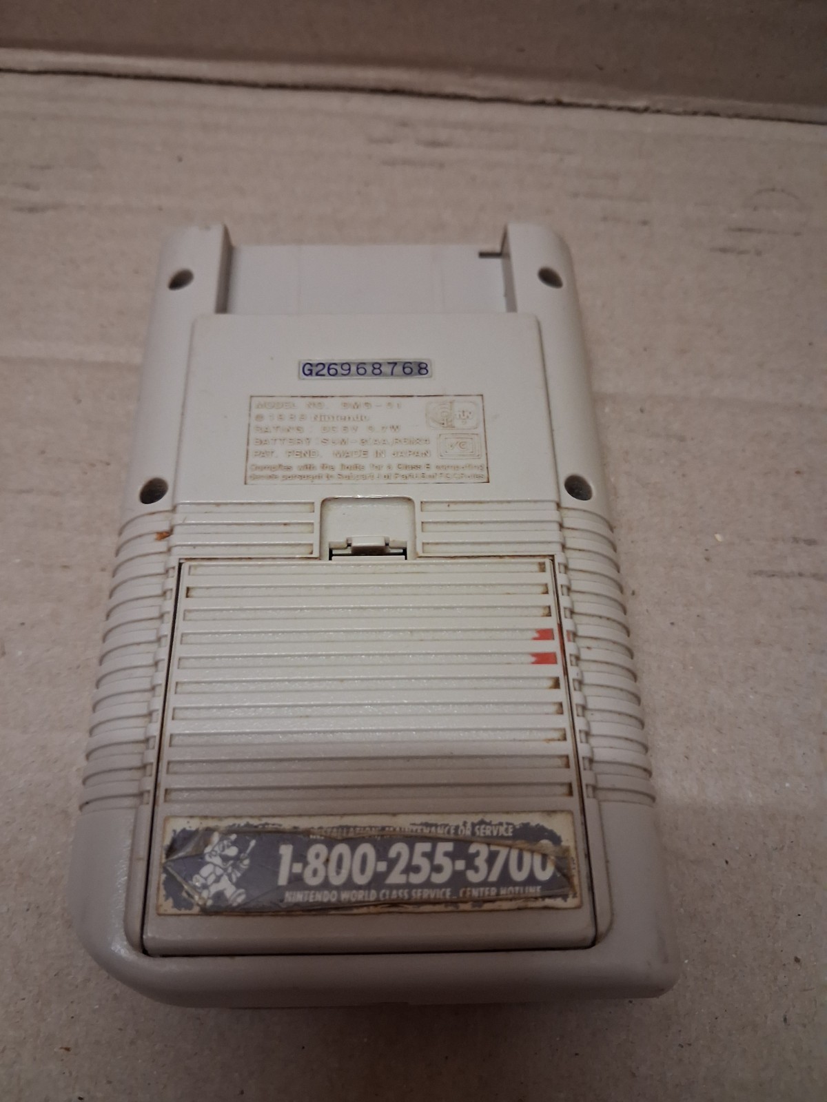 Nintendo Gameboy Original DMG-01 Handheld 1989 FOR PARTS Only