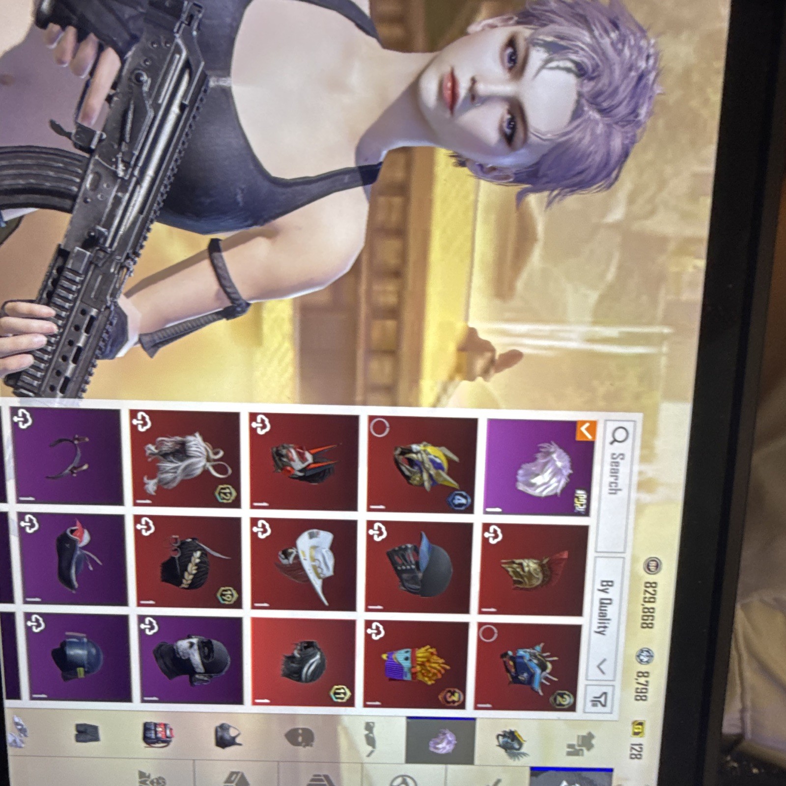 PUBG In-Game Inventory Screenshots – Character Outfits & Weapon Skins