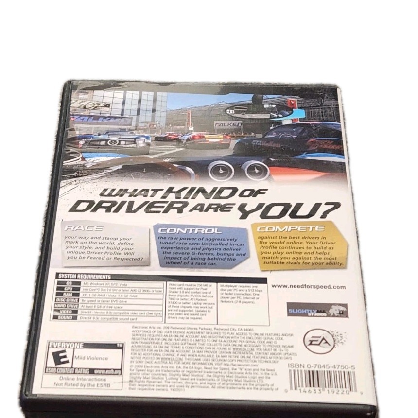Need for Speed: Shift MS Windows XP, SP2; Vista
