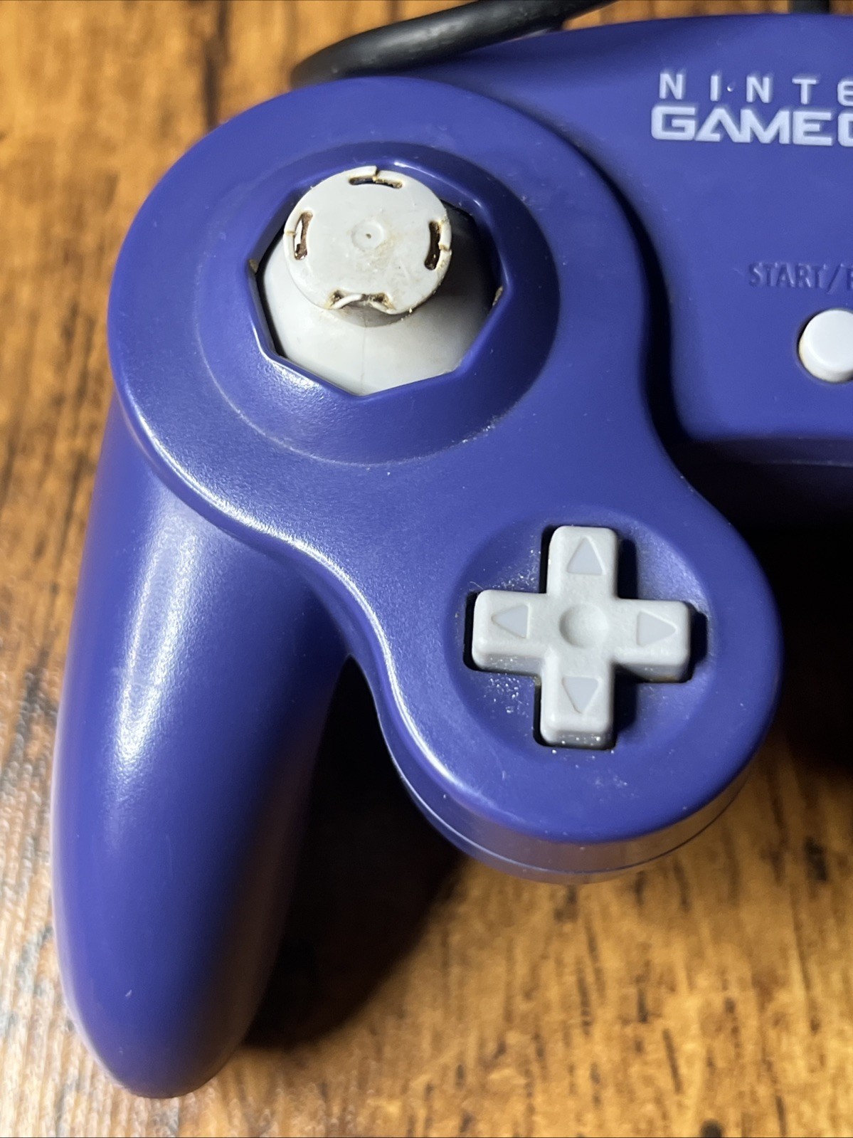 Nintendo GameCube OEM Controller Purple Indigo DOL-003 WEAR Tested