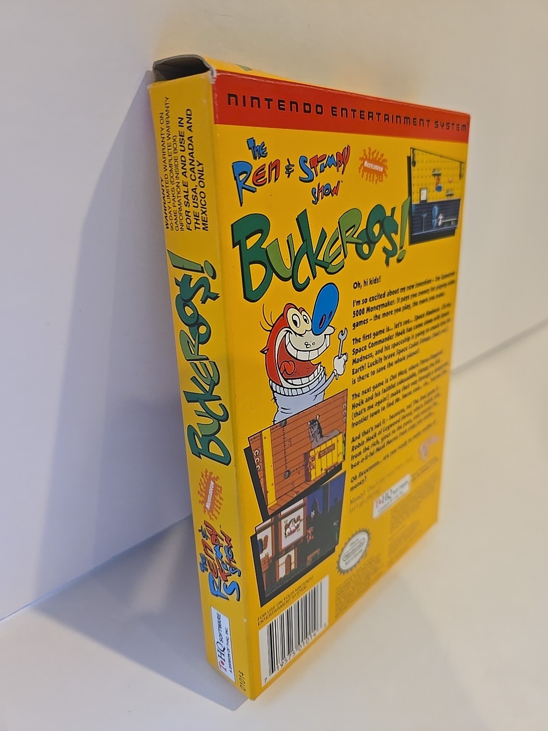 Ren & Stimpy Show: Buckaroo (NES, 1993) Complete CIB