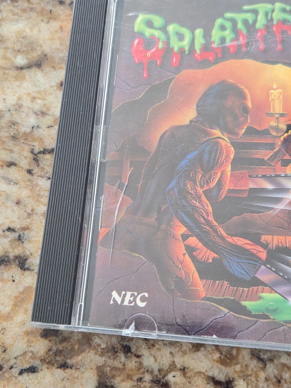 Turbografx 16 Turbo Grafx 16 Game Splatterhouse CIB Complete Tested!