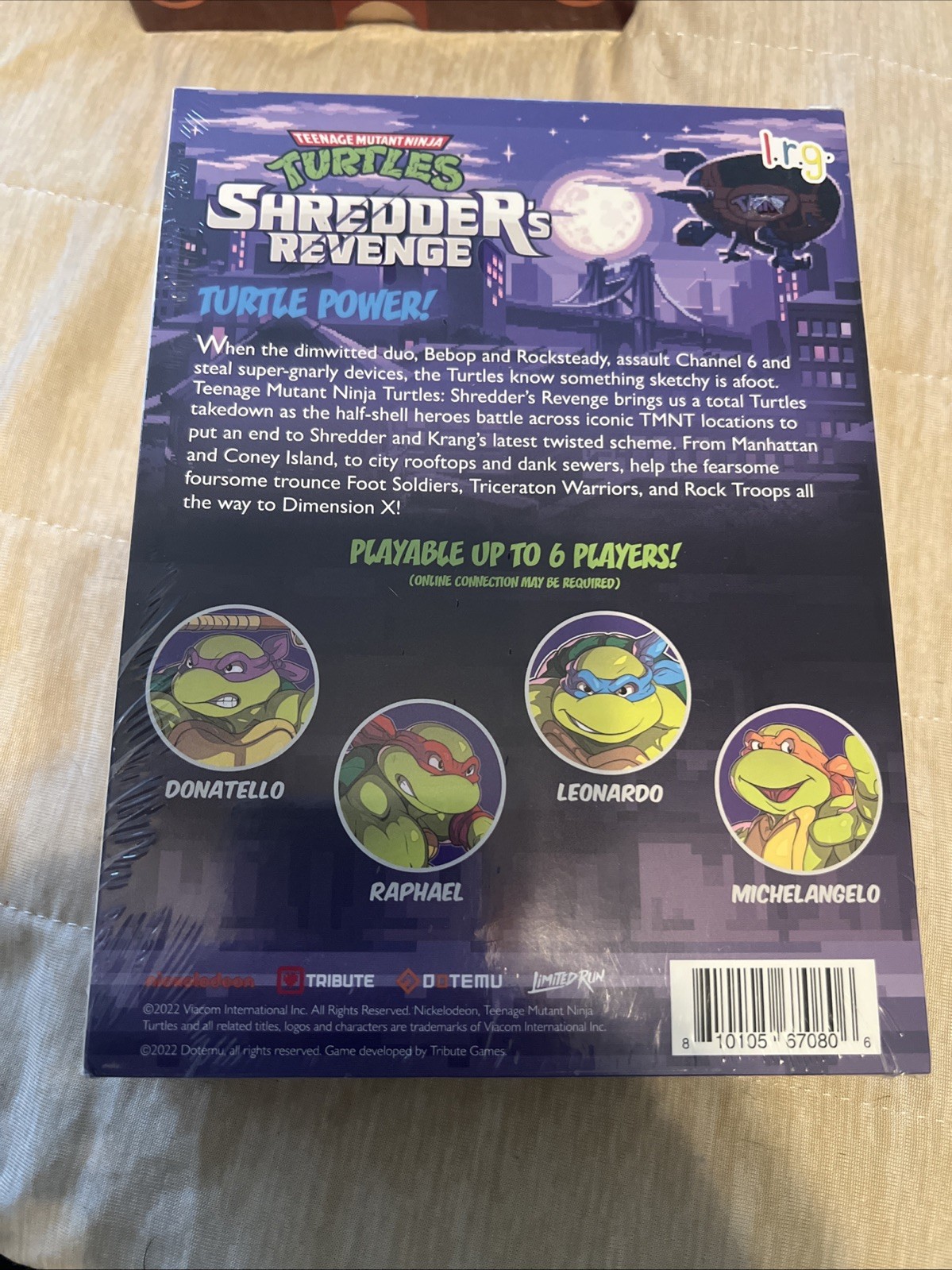 TMNT Shredder’s Revenge PS4 Limited Run Games VHS Slipcase Classic Edition New