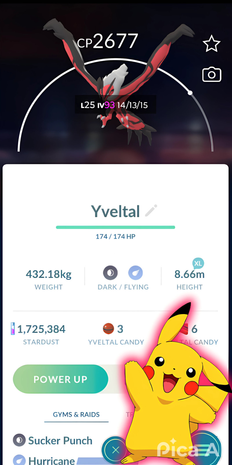 Yveltal | immediate exchange ✨ | Pokemon Trade Go ✨