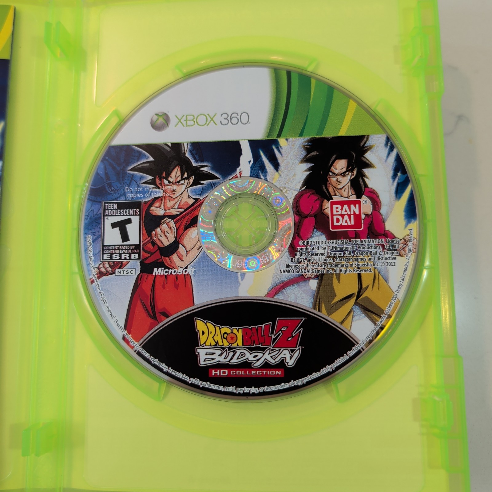 Dragon Ball Z: Budokai HD Collection (Microsoft Xbox 360, 2012) w/ Manual