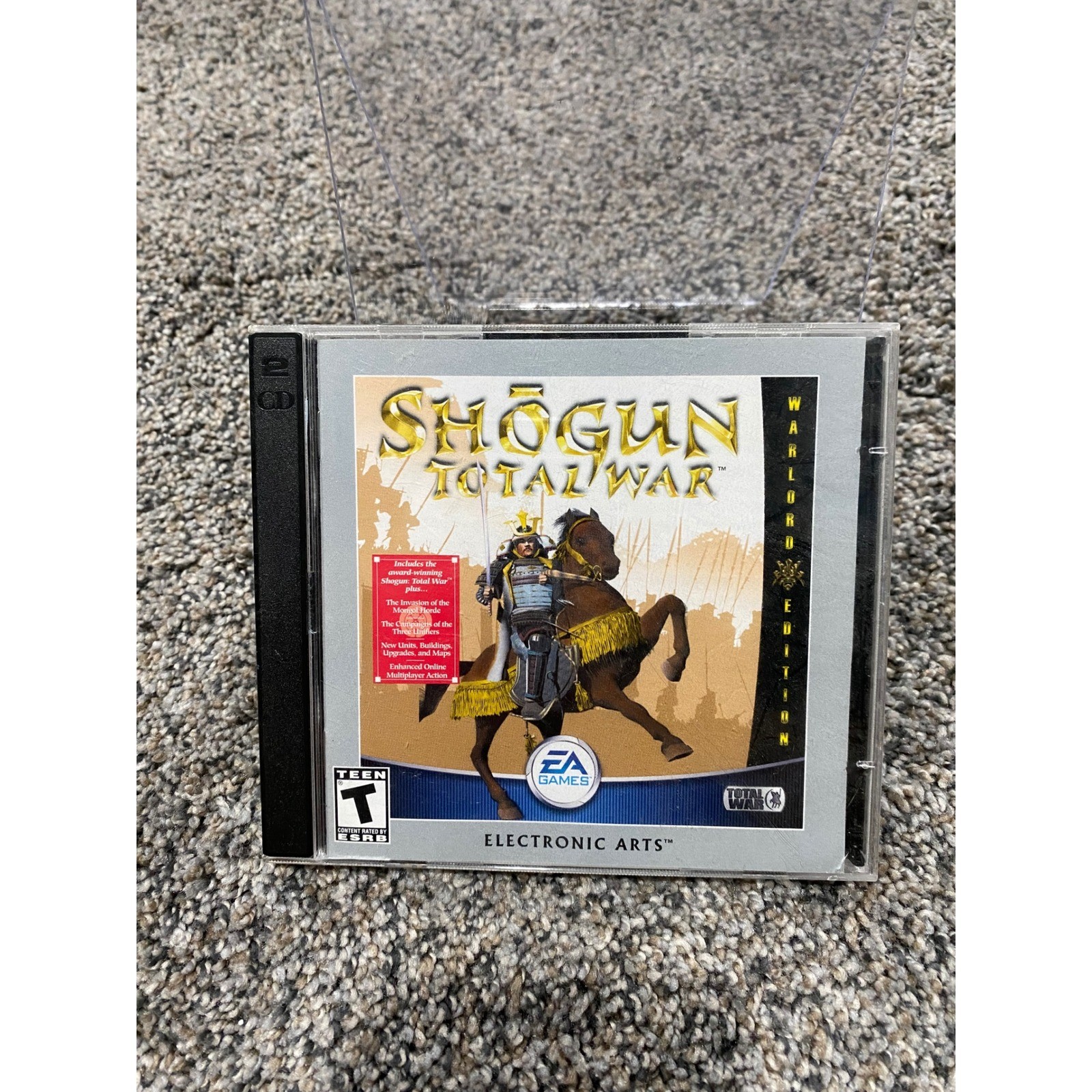 EA Shogun Total War Warlord Edition PC Games N/A Silver Excellent Missing Disc 1