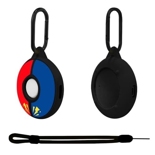 Ergonomic Black Silicone Case for Poke GO Plus+ 2023 – Washable & Portable
