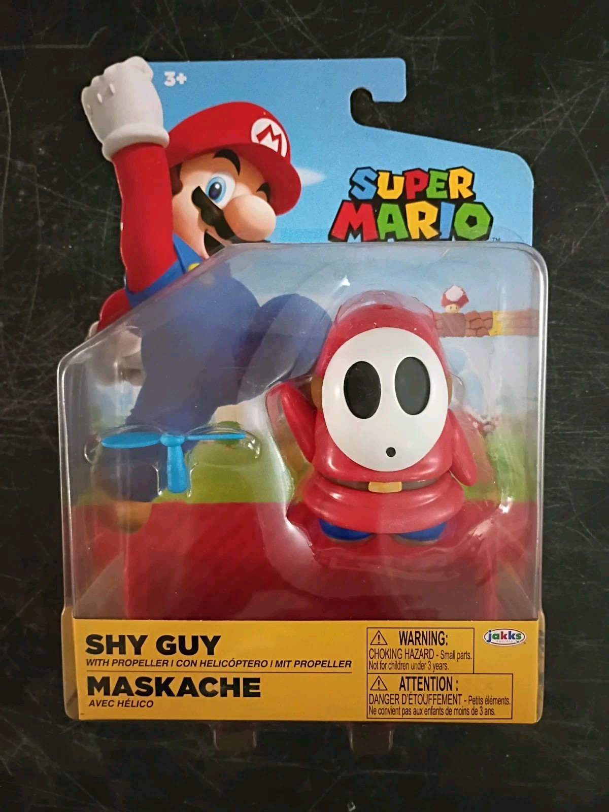 4-PK SUPER MARIO 4″ Nintendo Lot Red Green Shy Guy Piranha Plant Blue Yoshi