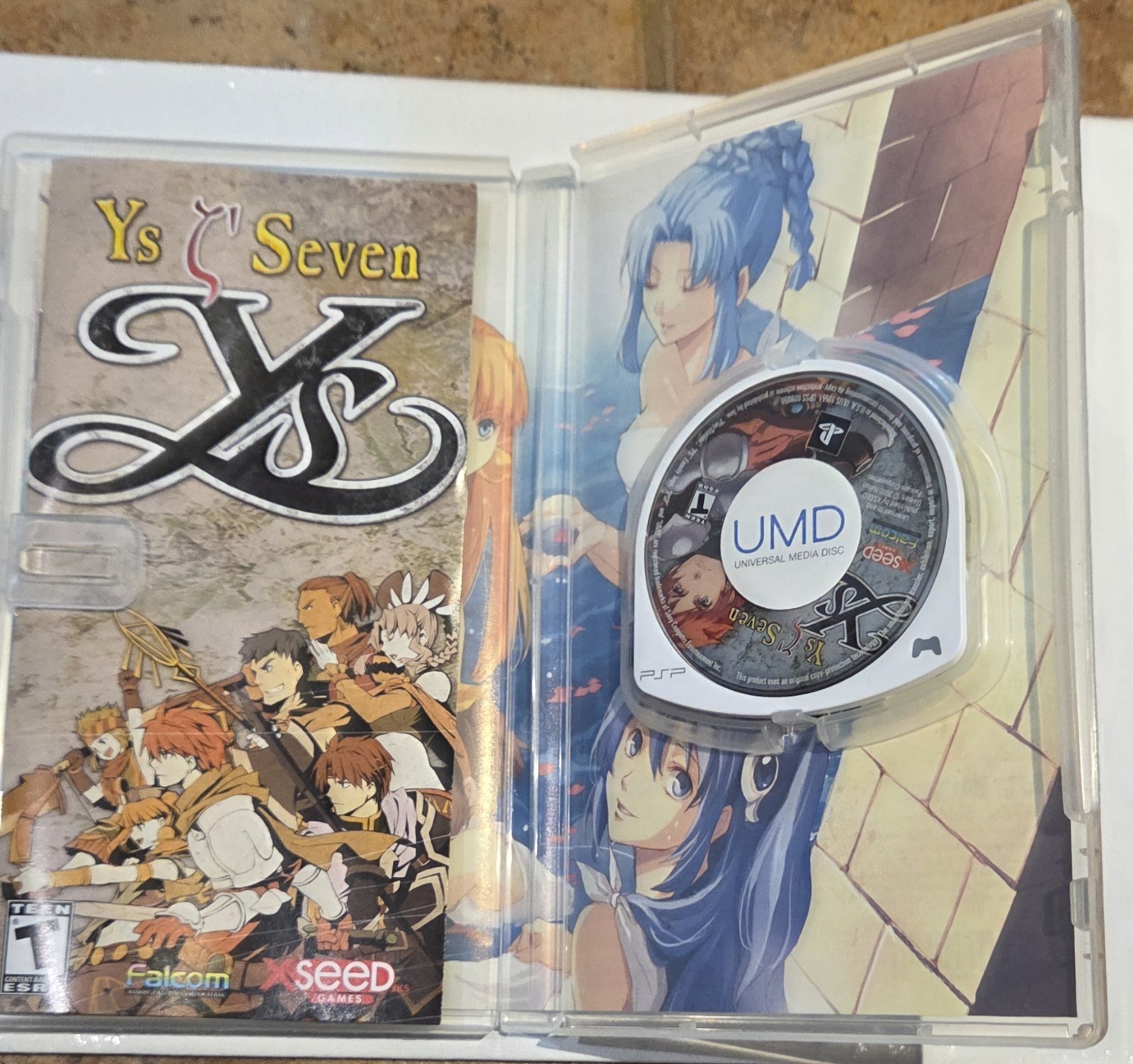 XSEED Ys Seven Premium Edition + Soundtrack PSP T NTSC-U/C CIB