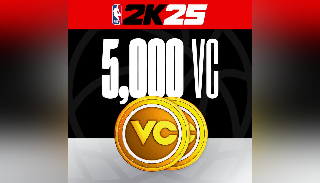 5,000 Virtual Coin Currency Pack for use in NBA 2K25 Playstation 5