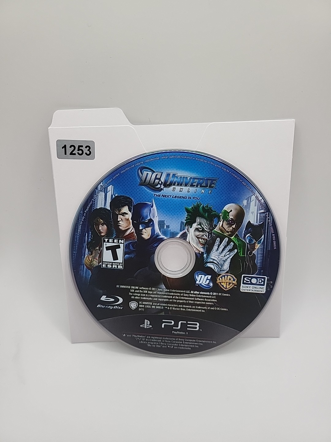 DC Universe Online (Sony PlayStation 3, 2011) Disc Only – NO USPS TRACKING