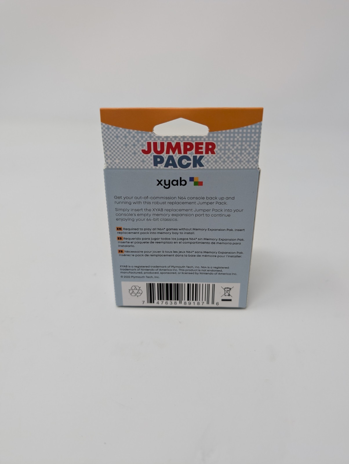 XYAB Jumper Pak for Nintendo 64 Console – Memory Expansion Insert Pack Brand New