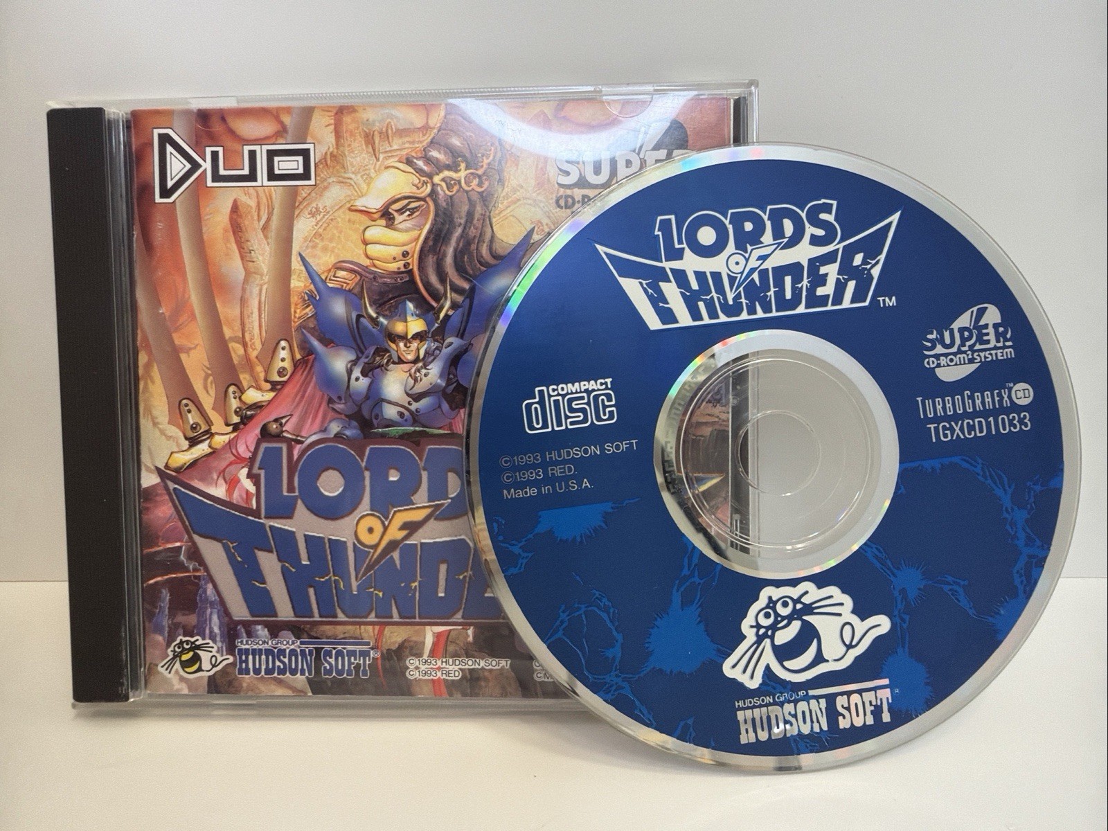 Lords of Thunder TurboGrafx Super CD Turbo Duo Tested Complete CIB