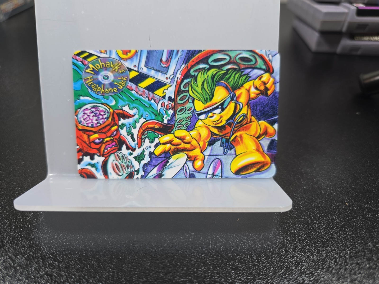 Mohawk and Headphone Jack (Super Nintendo, 1996) With Phone Card & Registration
