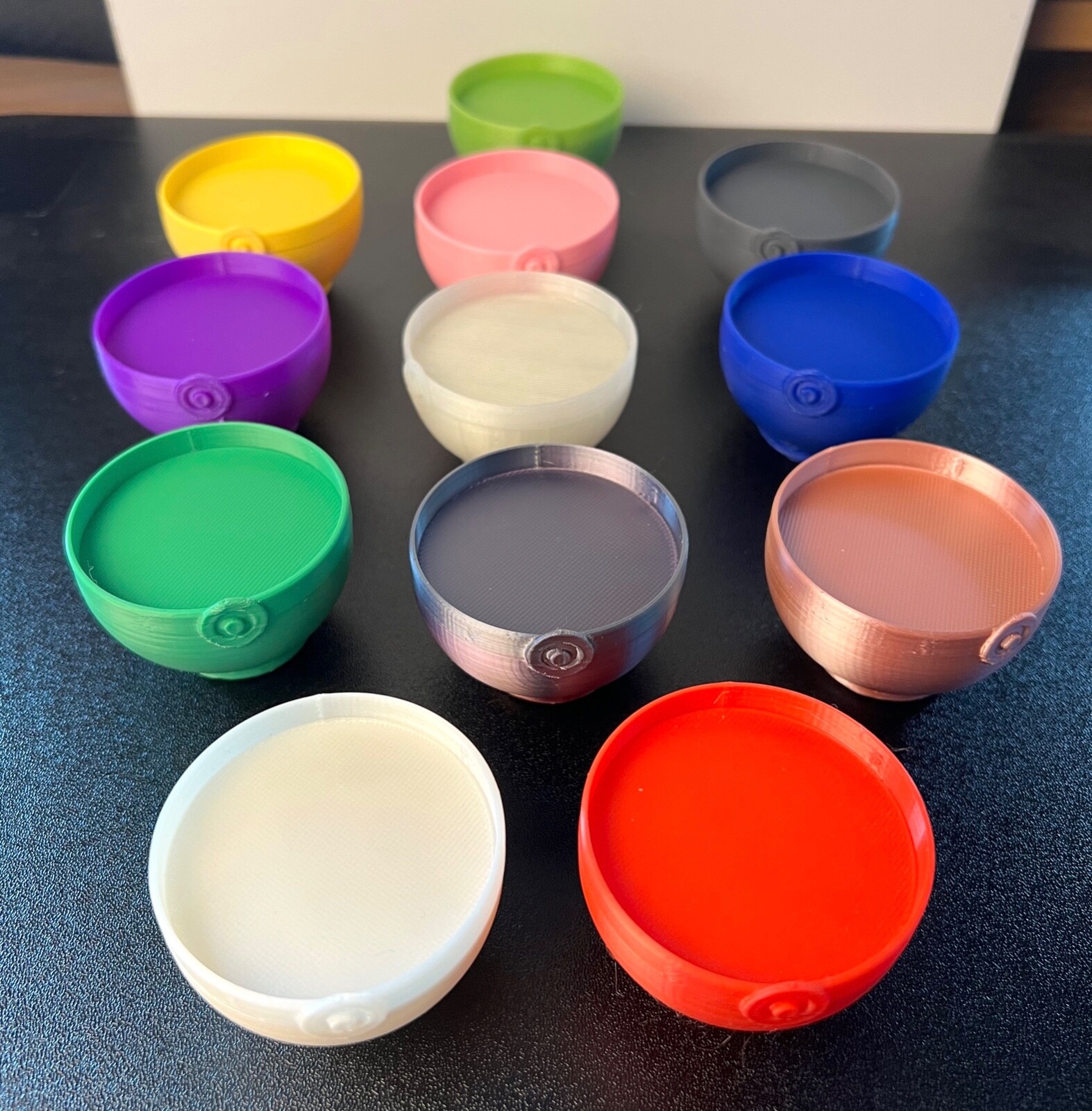 Custom 3d Printed Pokeball Amiibo Display Stand Various Colors Cute Nintendo New
