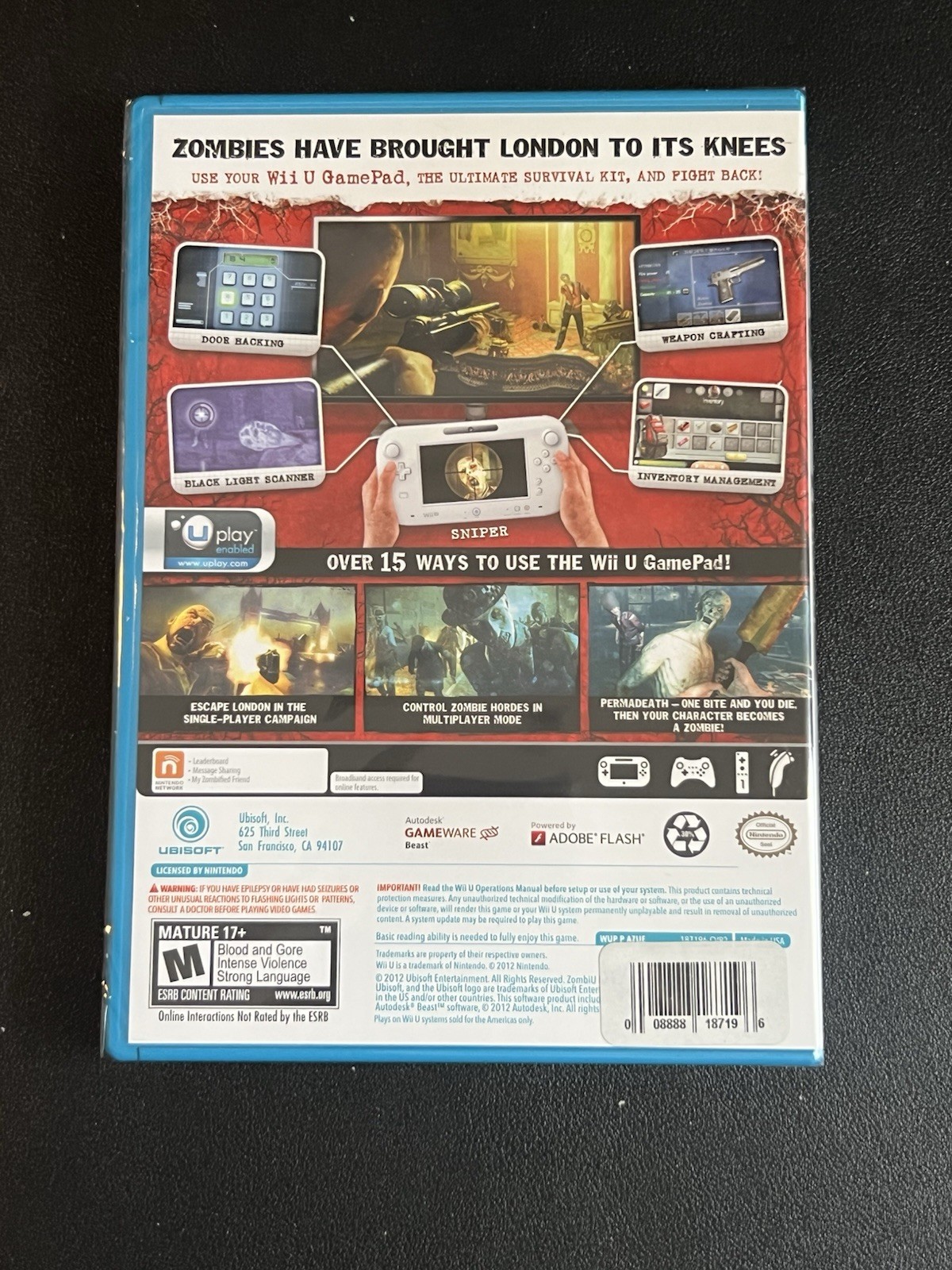 ZombiU – Nintendo Wii U – BRAND NEW/SEALED