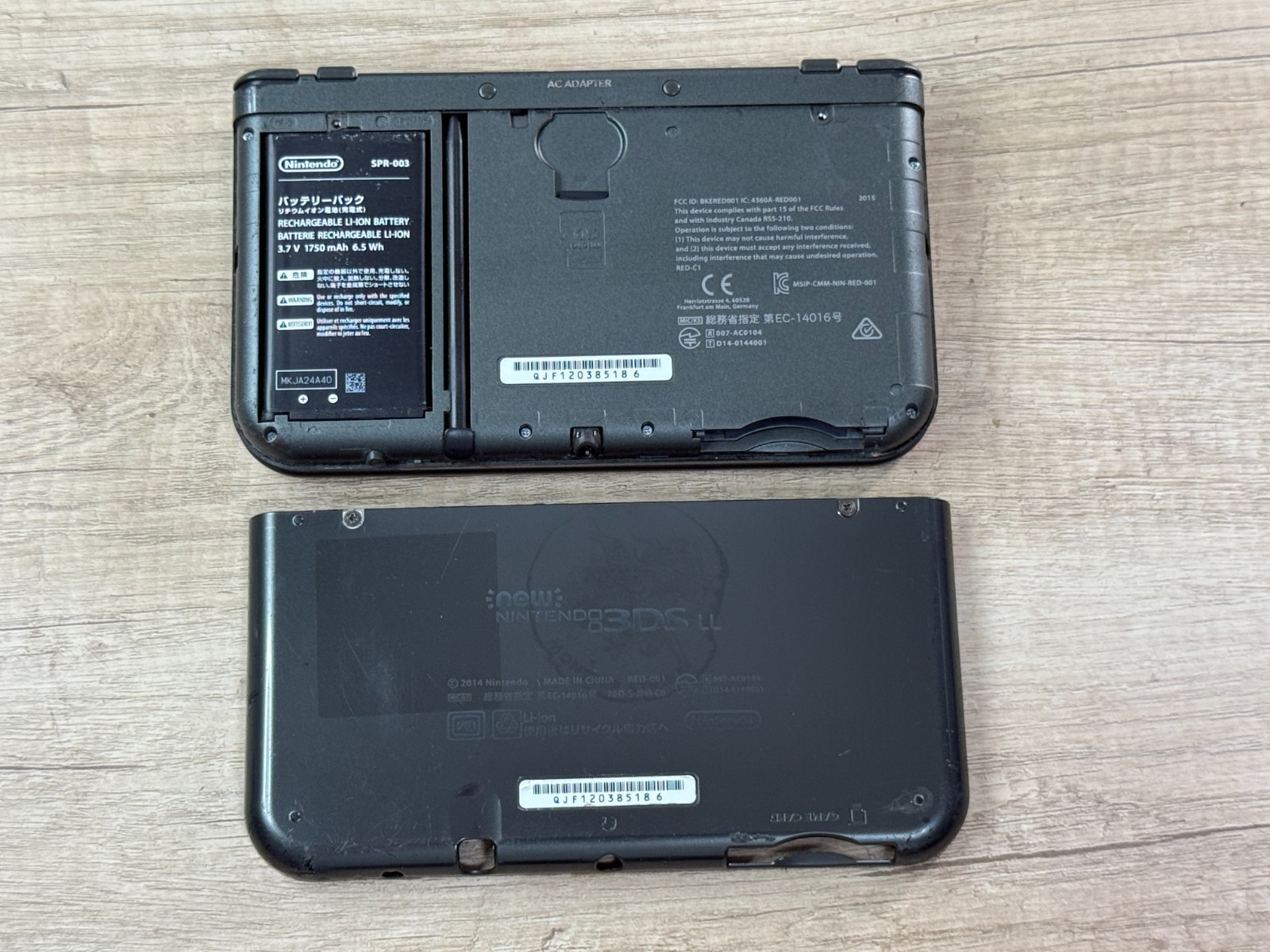 RANK B+ Dual IPS Nintendo New 3DS XL Metallic Black Console Tested Japan D6404