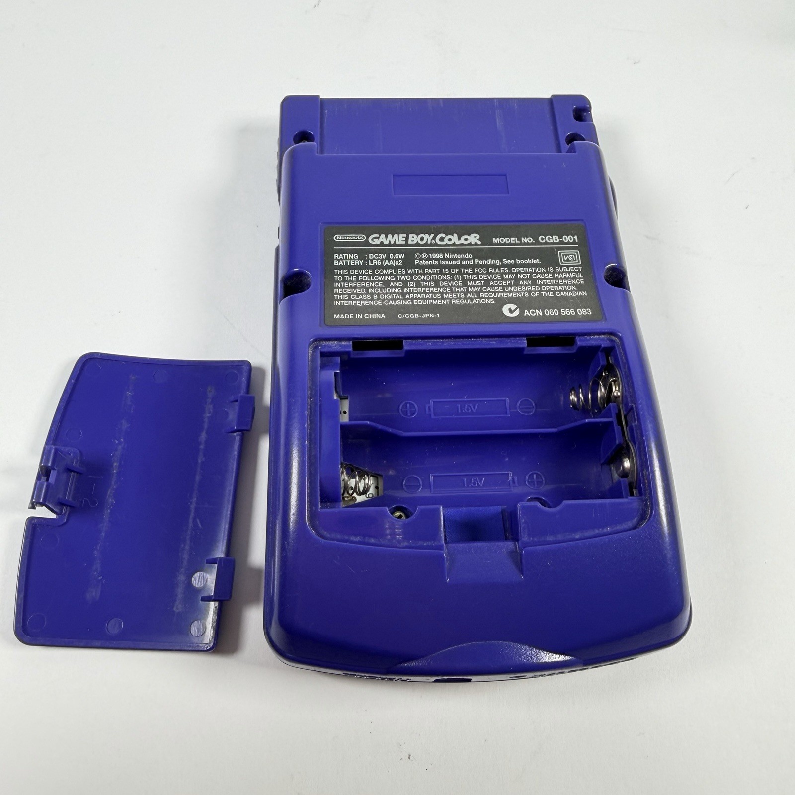 Nintendo Game Boy Color (GBC) | Grape | Clean, Authentic, Working w/ Warranty