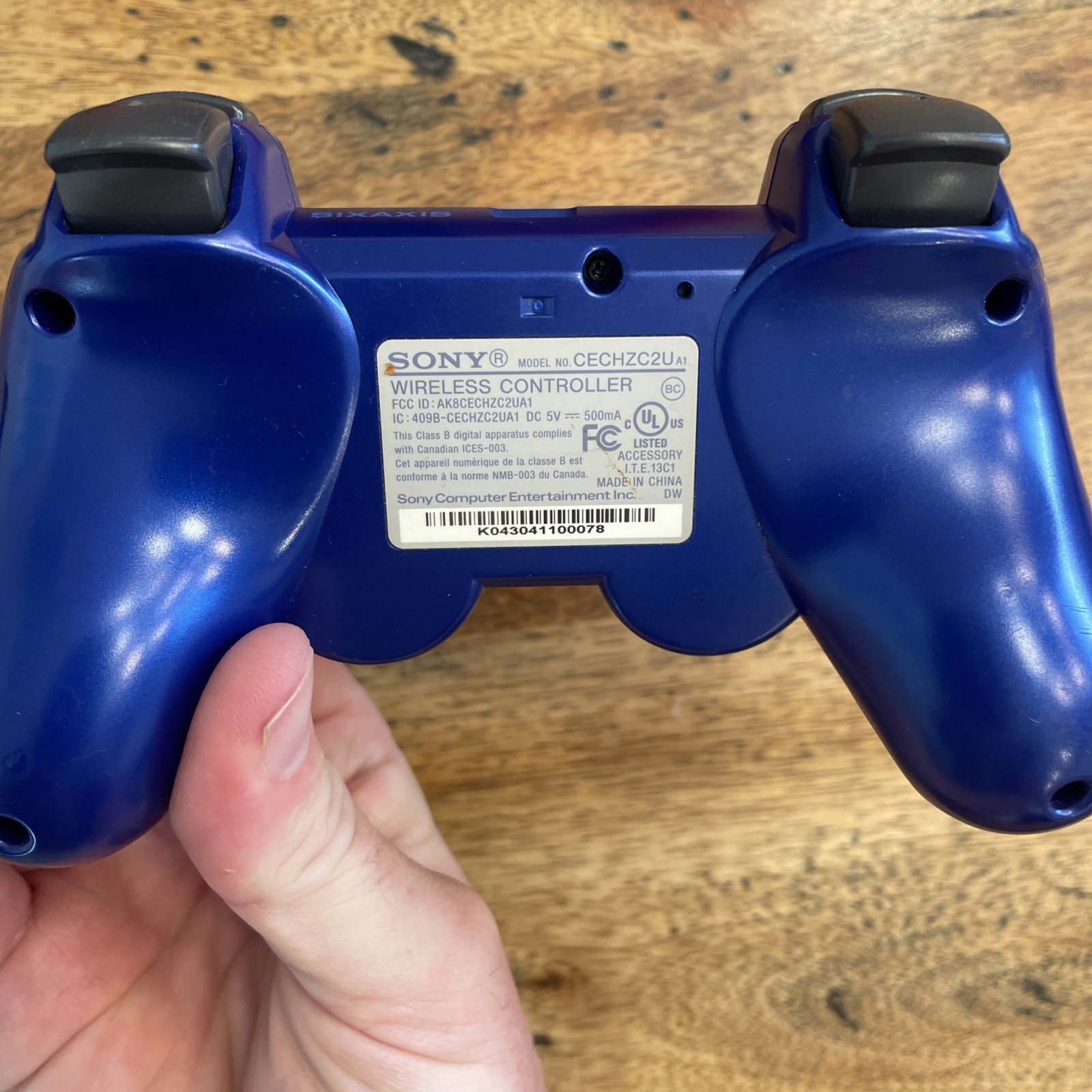 Lot Of 6 PlayStation Controllers Various Models/Colors Untested Selling As Is!