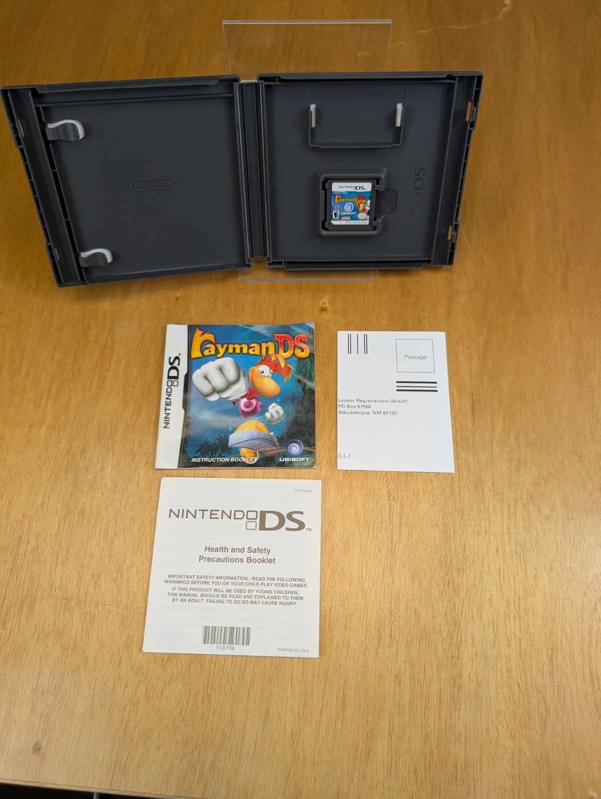 Ubisoft Rayman DS Nintendo DS Action & Adventure Game Manual CIB + REG Card